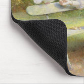 Füttern der Tauben Mousepad (Ecke)
