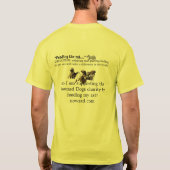 Füttern des Ratten-T-Shirts T-Shirt (Rückseite)