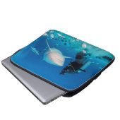 Füttern des Stiers Laptopschutzhülle (Vorne Knopf)