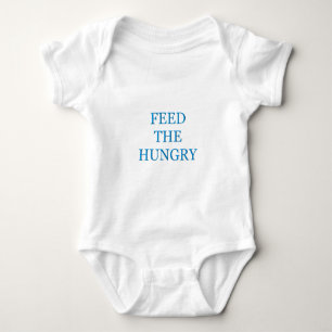 Füttern Sie das hungrige Baby Strampler