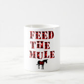Füttern Sie das Maultier Johan Franzen Kaffeetasse (Mittel)