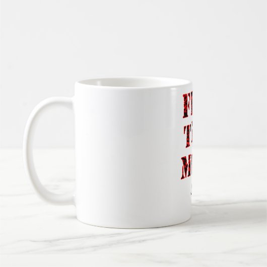 Füttern Sie das Maultier Johan Franzen Kaffeetasse (Links)