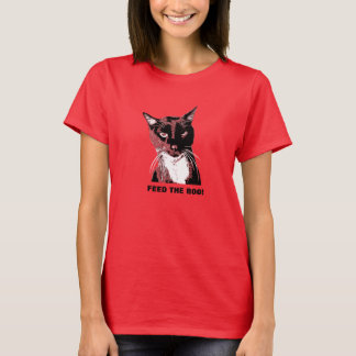 FÜTTERN Sie den BOO Katzen-T - Shirt