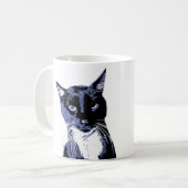 "FÜTTERN SIE DEN BOO!" Katzen-Tasse Kaffeetasse (Vorderseite Links)