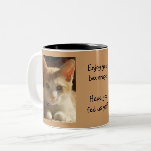 Füttern Sie den Haustieren Tasse (Vorderseite Links)