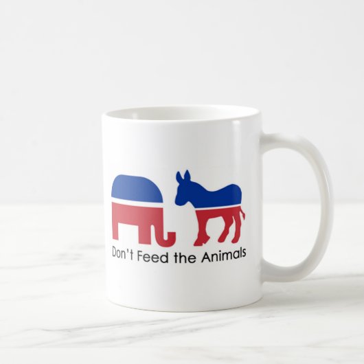 Füttern Sie den Tieren Kaffee-Tasse nicht Kaffeetasse (Rechts)