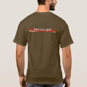 Füttern Sie die Ungeheuer-Fahne T-Shirt (Rückseite)