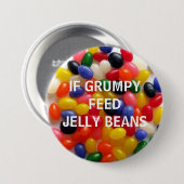 Füttern Sie Gelee-Bohnen Knopf Button (Vorne & Hinten)