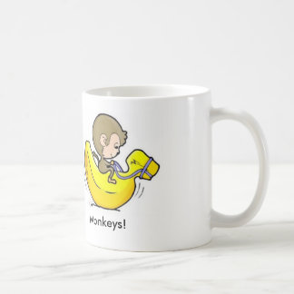 Füttern Sie Ihre Affen! Kaffeetasse