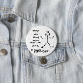 Füttern Sie Ihre positive Stimme - wachsen Sie Button (Beispiel)