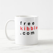 "Füttern Sie mir" HundeTasse Kaffeetasse (Links)