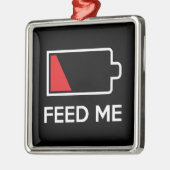 Füttern Sie mir niedrige Power-Batterie Ornament Aus Metall (Links)