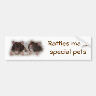 Füttern Sie mir Rattie Autoaufkleber