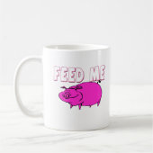 FÜTTERN SIE MIR SCHWEIN KAFFEETASSE (Links)
