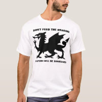 Füttern Sie nicht das Drache-Shirt