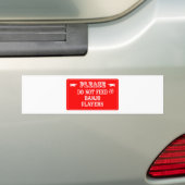 Füttern Sie nicht die Banjo-Spieler Autoaufkleber (Auf Auto)
