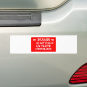 Füttern Sie nicht die Fluglotsen Autoaufkleber (Auf Auto)
