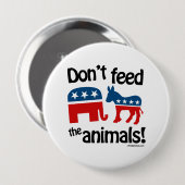 Füttern Sie nicht die Tiere - Button (Vorne & Hinten)