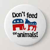Füttern Sie nicht die Tiere - Button (Vorderseite)
