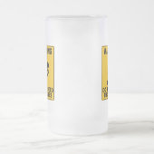 Füttern Sie nicht die Ungeheuer Mattglas Bierglas (Mittel)