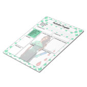 Füttern Sie sich nicht _ Vorlage für die Medikatio Notizblock (angewinkelt)