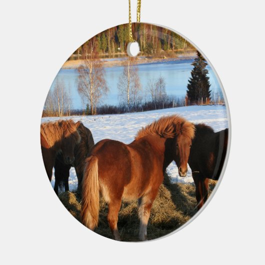 Füttern von Zeit Keramikornament (Links)