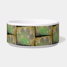 Futternapf, Fressnapf mit keltischem Pfotenabdruck