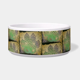 Futternapf, Fressnapf mit keltischem Pfotenabdruck Napf