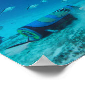 Fütternd Bulle Poster (Ecke)