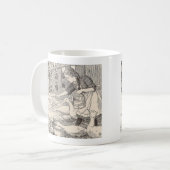 Fütternd Enten Kaffeetasse (Vorderseite Links)