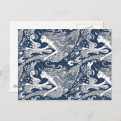 Fütternd Fisch Postkarte (Vorne/Hinten)