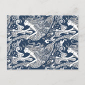 Fütternd Fisch Postkarte (Vorderseite)