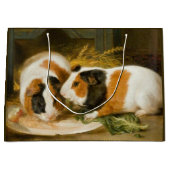 Fütternd Guinea von Haustieren (von James Ward) Große Geschenktüte (Vorderseite)