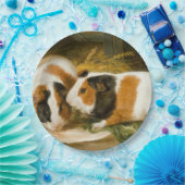 Fütternd Guinea von Haustieren (von James Ward) Pappteller (Party)