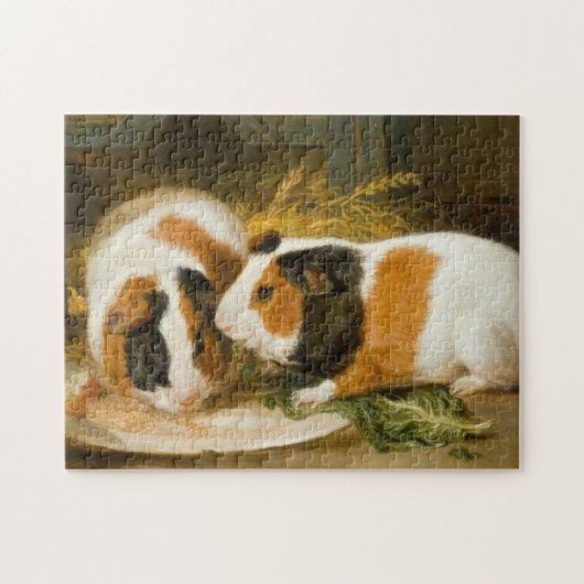 Fütternd Guinea von Haustieren (von James Ward) Puzzle (Horizontal)
