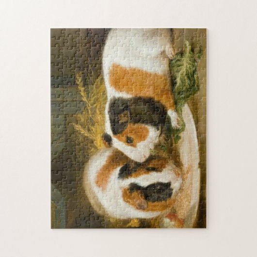 Fütternd Guinea von Haustieren (von James Ward) Puzzle (Vertikal)