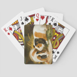 Fütternd Guinea von Haustieren (von James Ward) Spielkarten