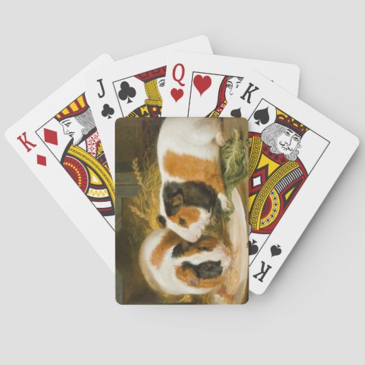 Fütternd Guinea von Haustieren (von James Ward) Spielkarten (Rückseite)