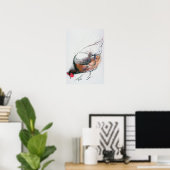 Fütternd Hen Trasierra 1998 Poster (Heimbüro)