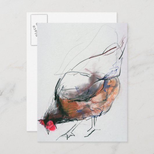 Fütternd Hen Trasierra 1998 Postkarte (Vorne/Hinten)