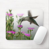 Fütternd Hummingvogel Mousepad (Mit Mouse)