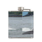 Fütternd Humpbackwale Flachmann (Rückseite)
