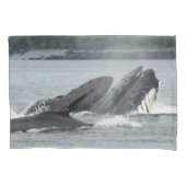 Fütternd Humpbackwale Kissenbezug (Vorderseite-Links)