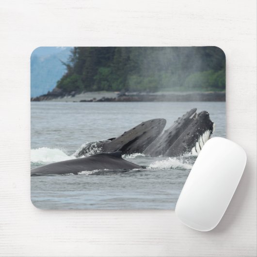 Fütternd Humpbackwale Mousepad (Mit Mouse)