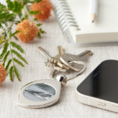 Fütternd Humpbackwale Schlüsselanhänger (Seite)