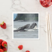 Fütternd Humpbackwale Serviette (Beispiel)