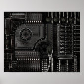 Fütternd Maschinen Poster (Vorne)