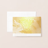 Fütternd Monarchschmetterling Folienkarte (Rückseite mit Umschlag)