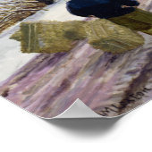 Fütternd Schafe im Winter Poster (Ecke)