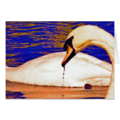 Fütternd Schwäne (Vorderseite (Horizontal))